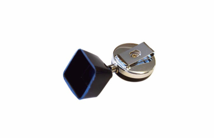 Professional Retractable Pocket  Chalk Holder with Belt Clip Black