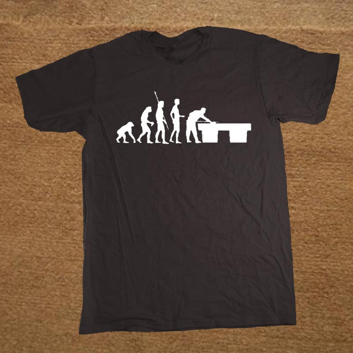 The Evolution Billiards Custom T - Shirt Men Short Sleeve